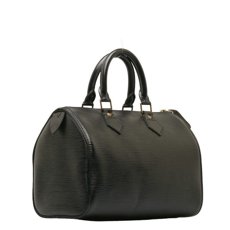 Louis Vuitton Epic Speed 30 Bag Boston Bag Noir Black Leather Lady Louis Vuitton