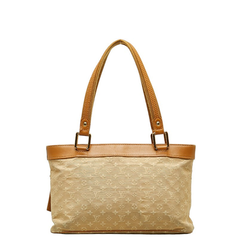 Louis Vuitton Louis Vuitton Monogram Mini Shoulder Bag Canvas/Leather Beige Brown Ladies