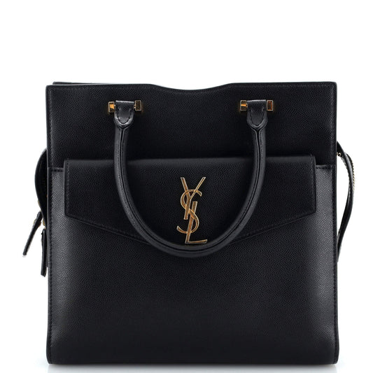 Luxury Saint Laurent Trending 2025 Uptown Tote Leather Small