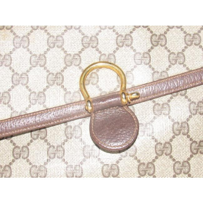 Gucci Envelope Lou Leather Canvas Clutch