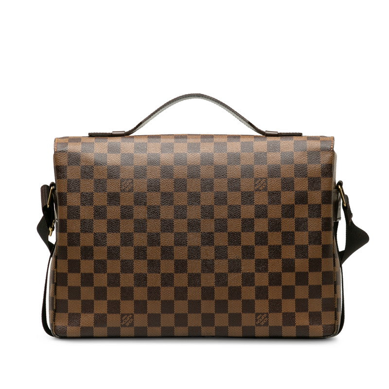 Louis Vuitton Damier Shoulder Bag PVC/Leather Brown