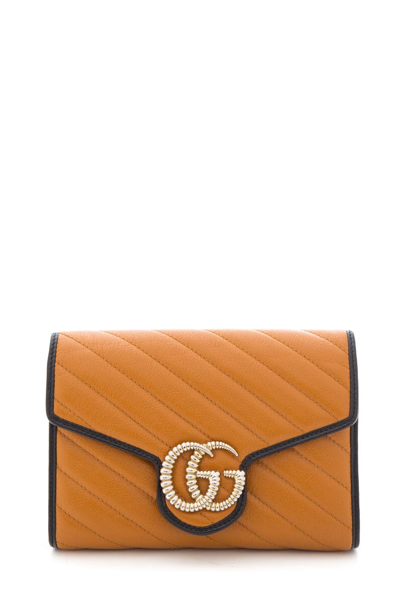 Gucci GG Marmont Brown Chain Crossbody
