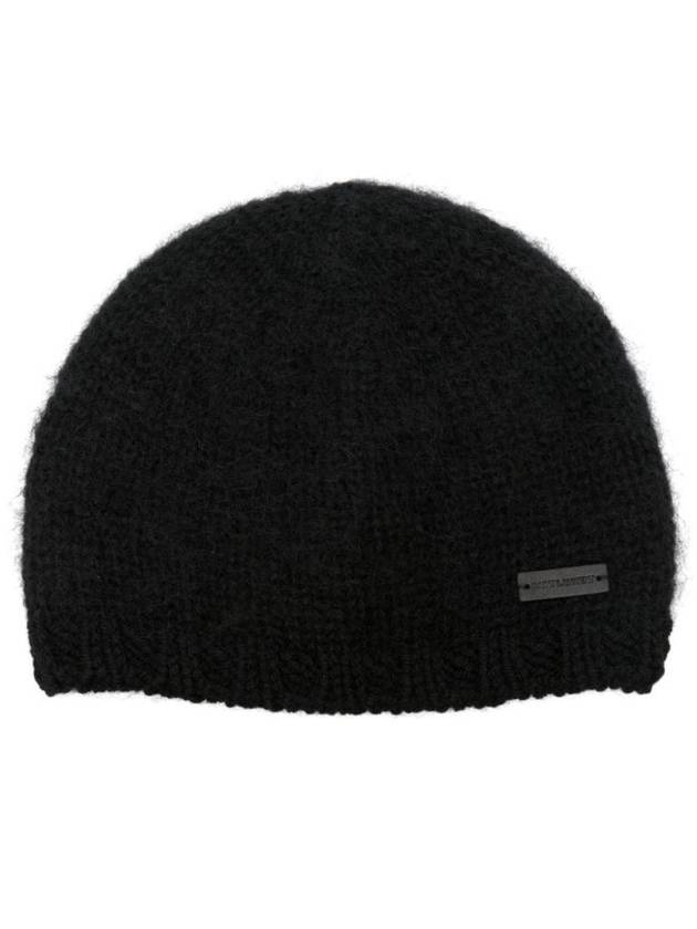 Luxury Saint Laurent Trending 2026 Bonnet Knit Beanie Black