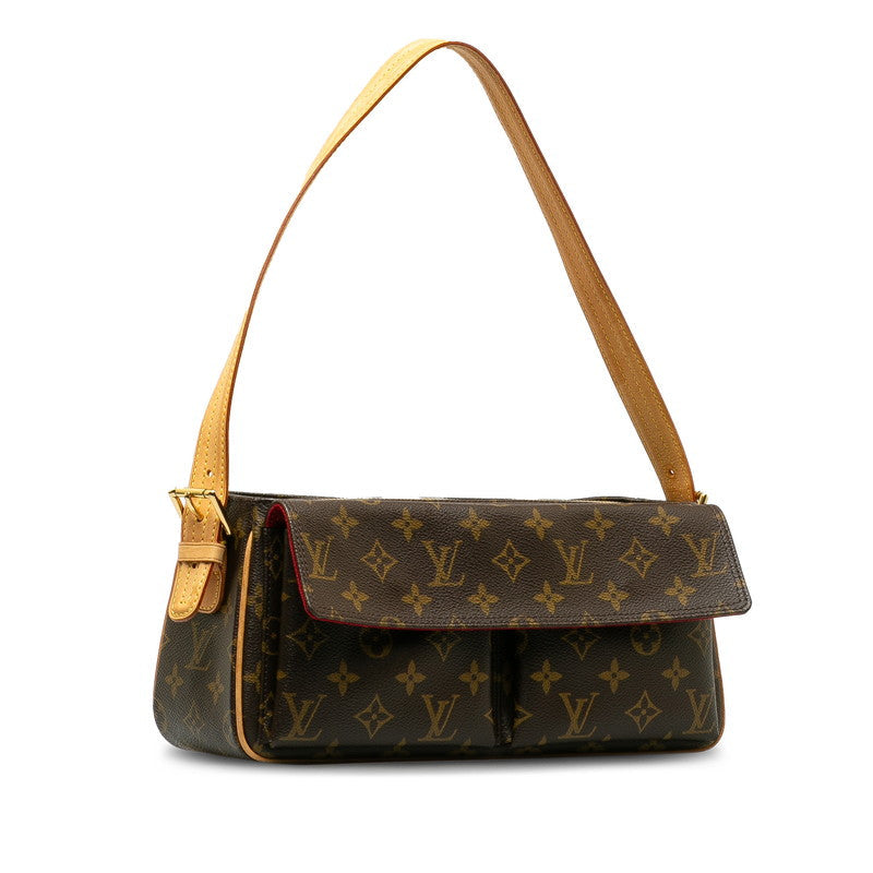 Louis Vuitton Monogram Shoulder Bag PVC/Leather Brown