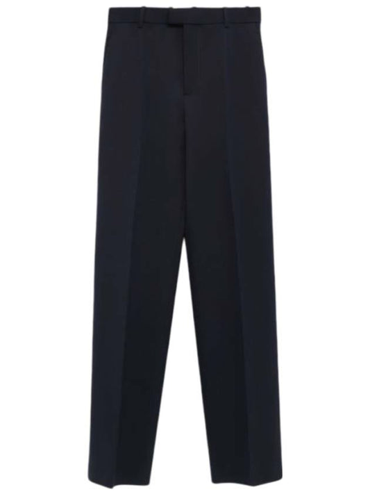 Luxury Bottega Veneta straight pants 743466 VKIS0 4121 NAVY