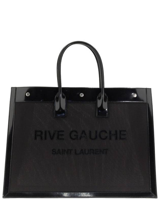 Luxury Saint Laurent Trending 2025 23 ss Rib GAUCHE Medium Tote Bag