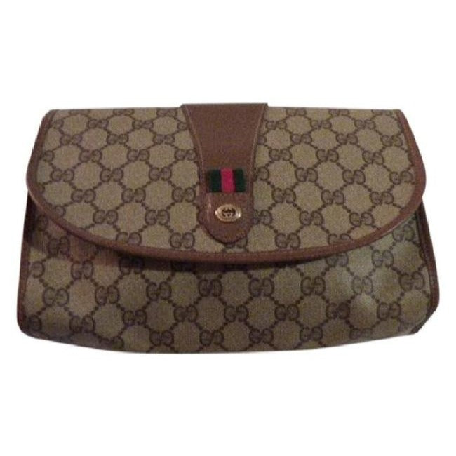 Gucci Envelope Leather Mini Clutch