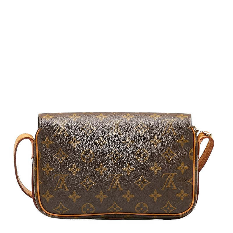 Louis Vuitton Monogram Saint Germain 24 Shoulder Bag Brown PVC Leather