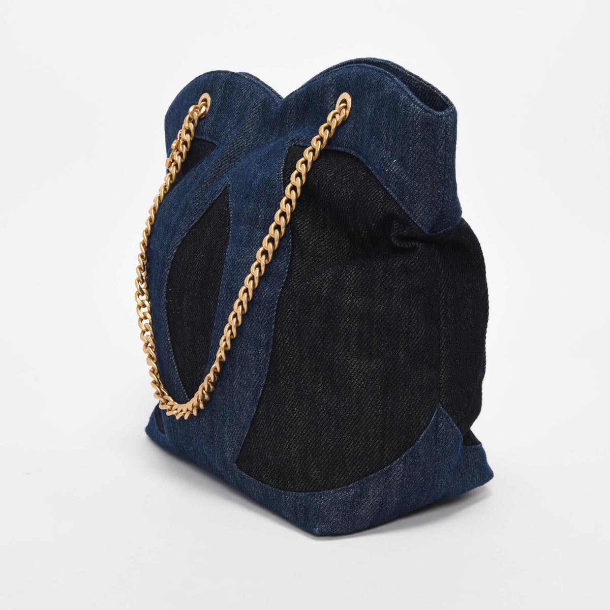 Chanel Two Tone Large CC Shopping Tote