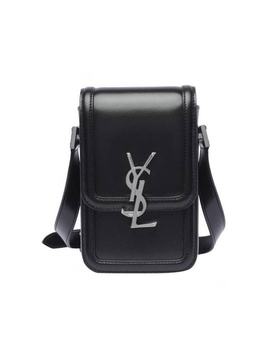 Luxury Saint Laurent Trending 2025 Smooth Leather Solferino Mini Bag Black