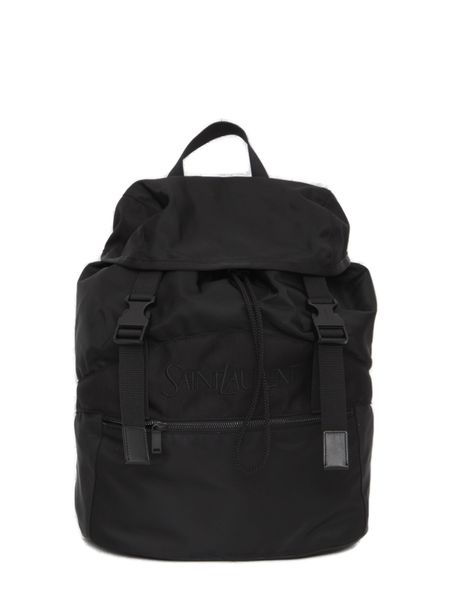 Luxury Saint Laurent Trending 2025 Men's Econyl Backpack in Black |