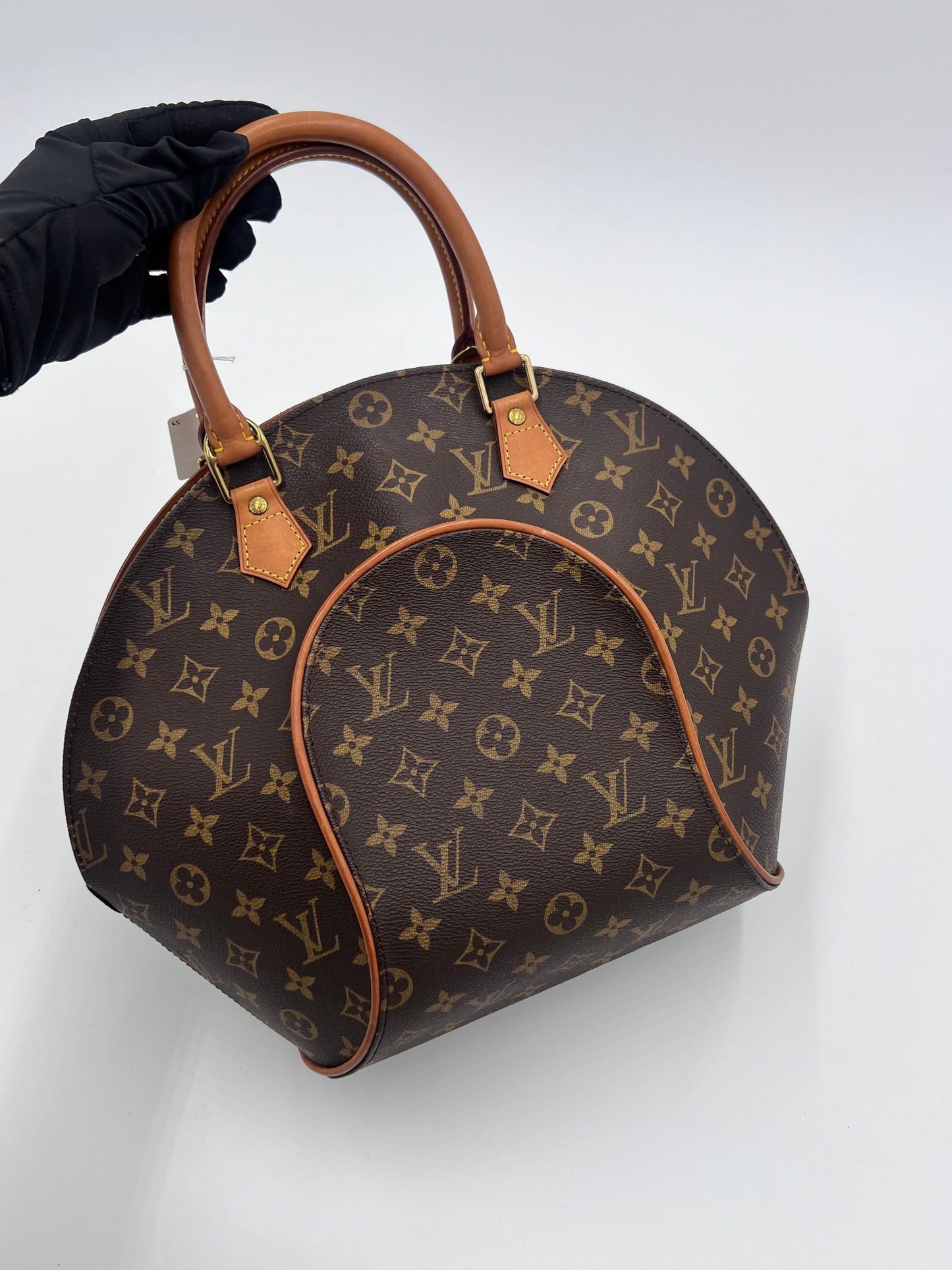 Louis Vuitton Monogram Ellipse Handbag Brown AG472O