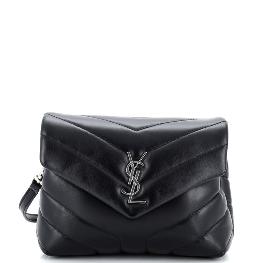 Luxury Saint Laurent Trending 2025 Loulou Shoulder Bag Matelasse Chevron Leather Toy