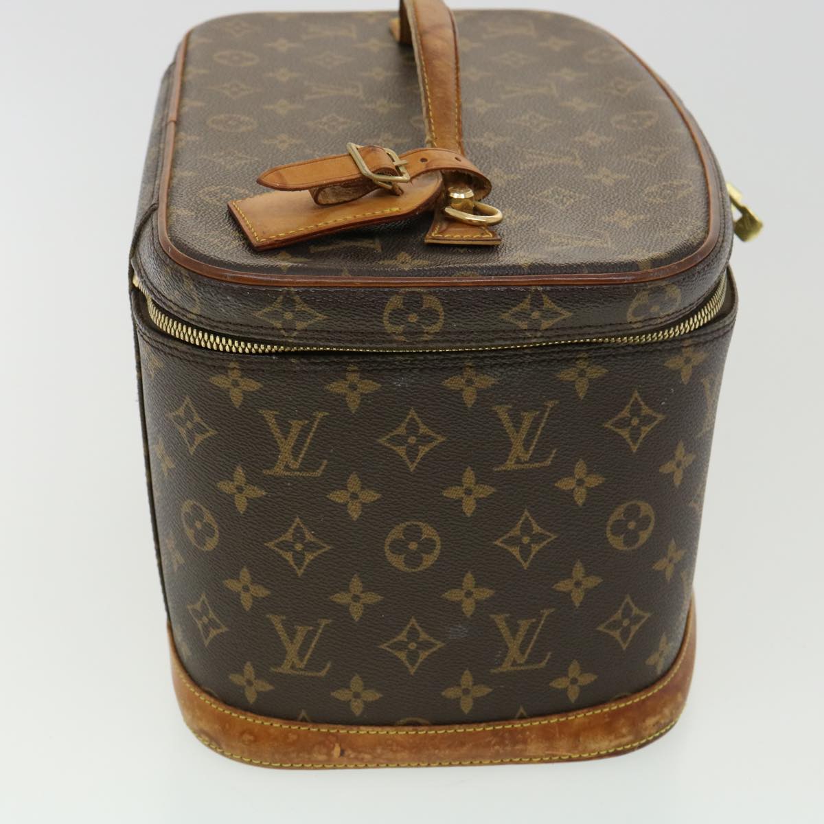 LOUIS VUITTON Monogram Nice Hand Bag 2way LV Auth ac1149