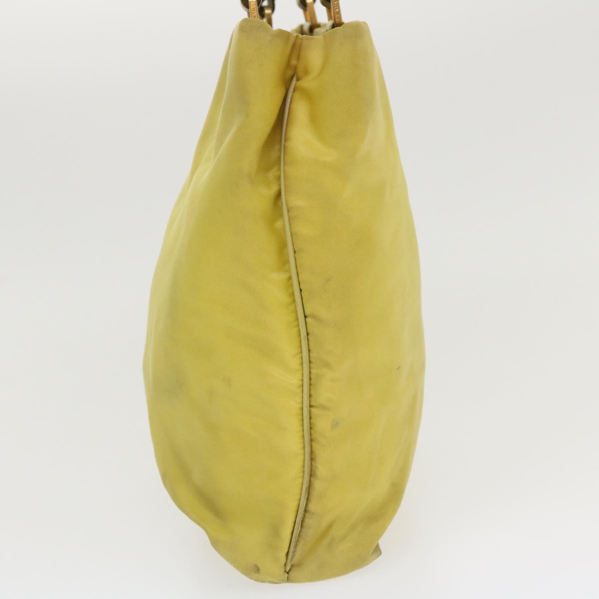Prada Shoulder Bag Nylon Yellow