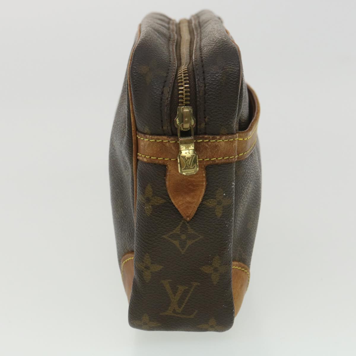 LOUIS VUITTON Monogram Compiegne 28 Clutch Bag LV Auth ac1487