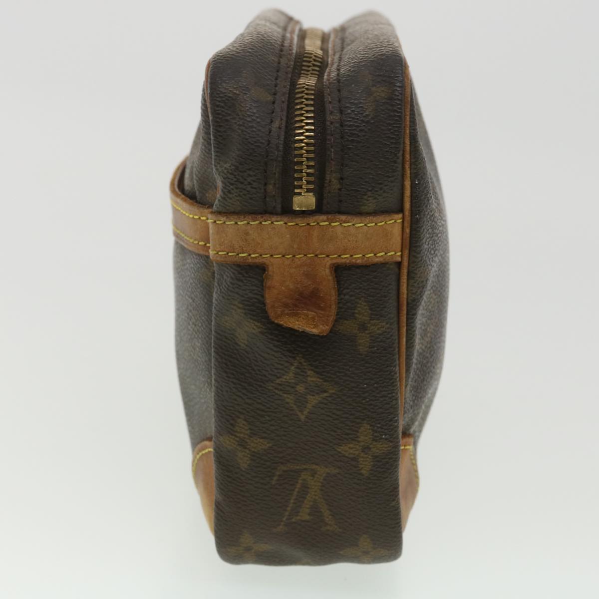 LOUIS VUITTON Monogram Compiegne 28 Clutch Bag LV Auth ac1487