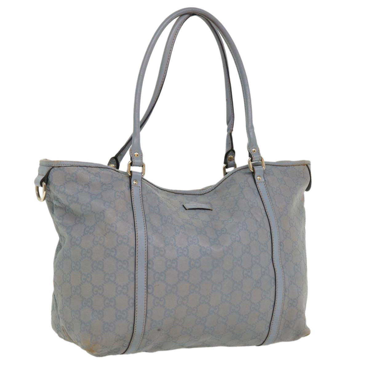 Gucci Leather Canvas Shoulder Bag