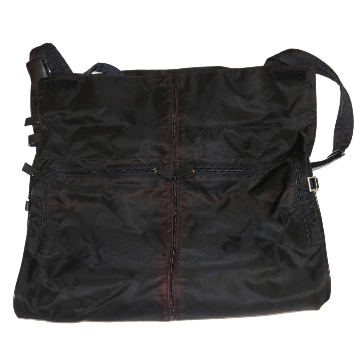 PRADA Garment Cover Nylon Black Auth Luxury Handbag