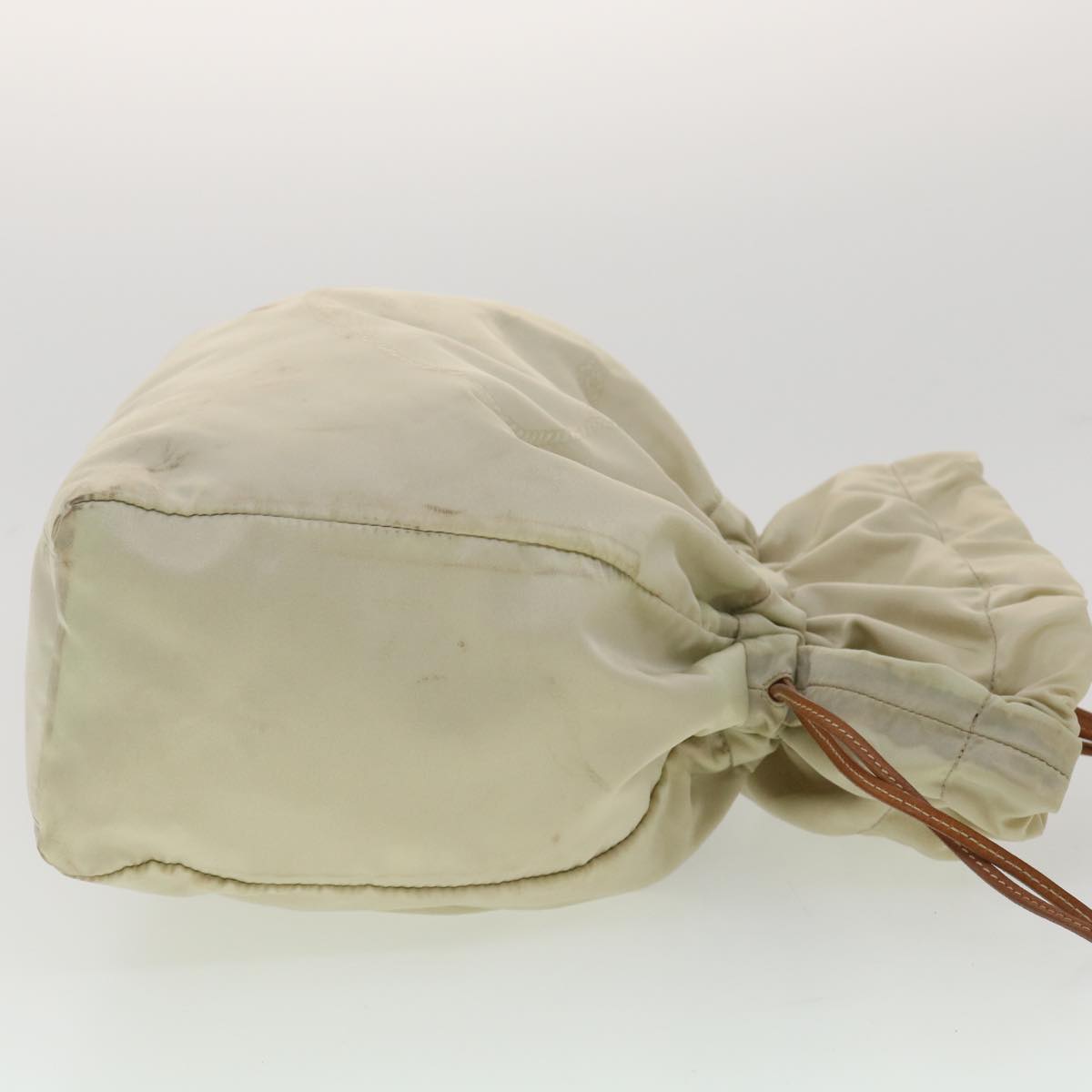 Prada Shoulder Bag Nylon Beige