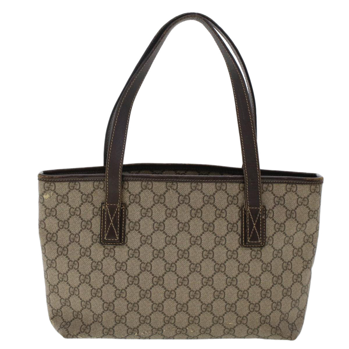 Gucci Leather Canvas Tote