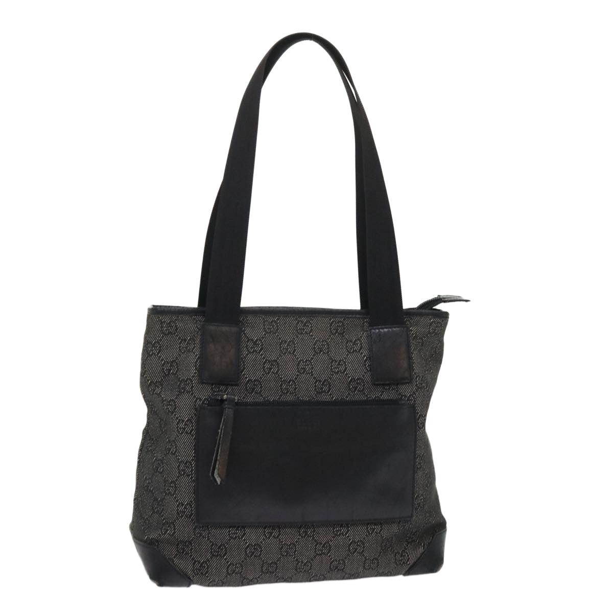 Gucci Leather Canvas Shoulder Bag