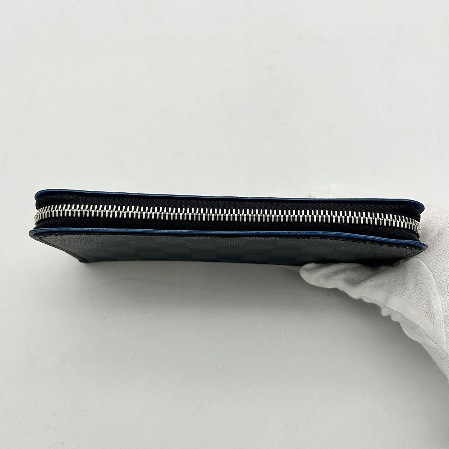 LOUIS VUITTON Damier Graphite Stripe Pocket Organizer Blue lv8927cc