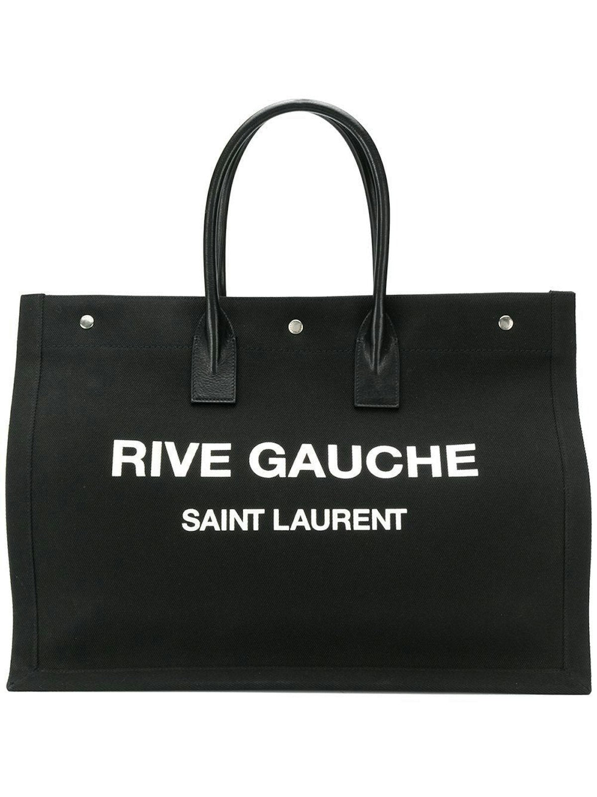 Luxury Saint Laurent Trending 2025 Men's Rive Gauche Large Tote Bag in Black | Color 1070
