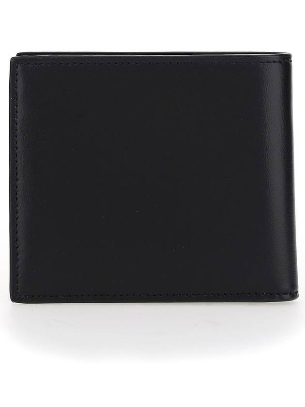 Luxury Saint Laurent Trending 2026 Tiny Cassandre Monogram Half Wallet Black