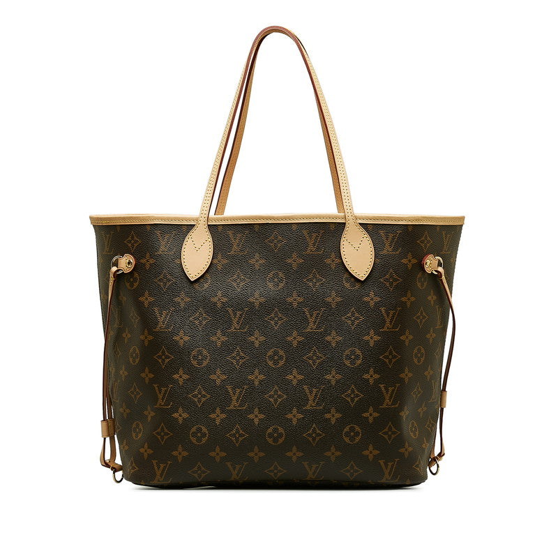 Louis Vuitton Monogram Newark MM Shoulder Bag Brown PVC Leather Louis Vuitton