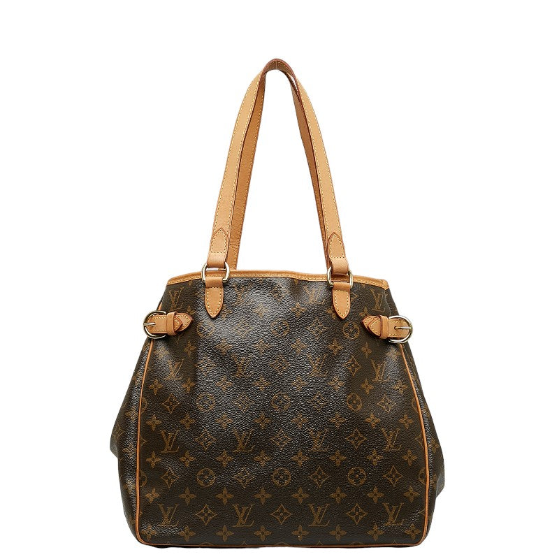 Louis Vuitton Monogram Batignol Vertical s Bag Brown PVC Leather Louis Vuitton