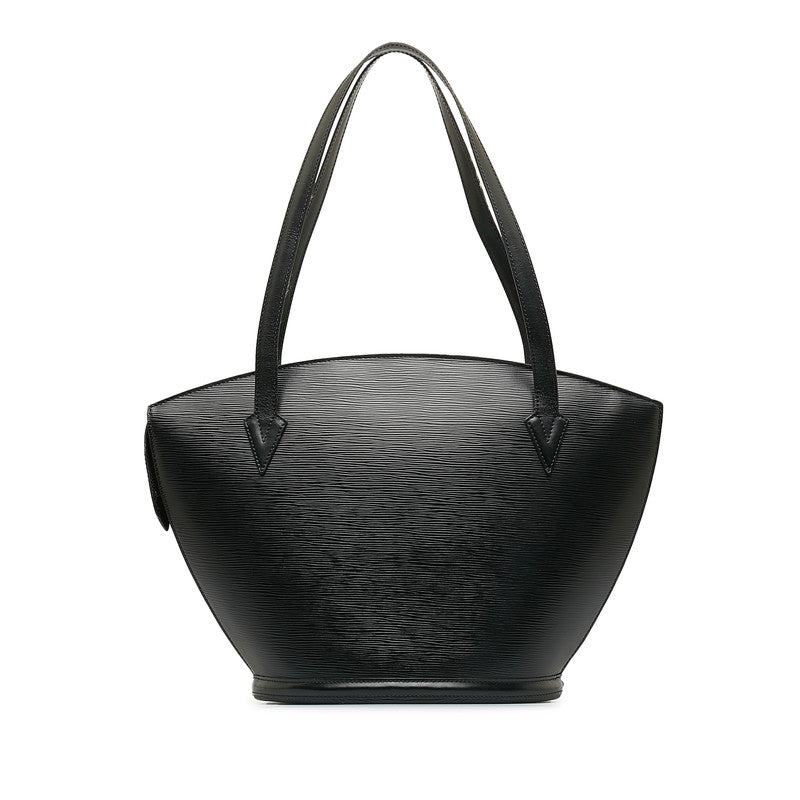 Louis Vuitton Epic Sanjack Shopping Handbag Noir Black Leather Lady Louis Vuitton