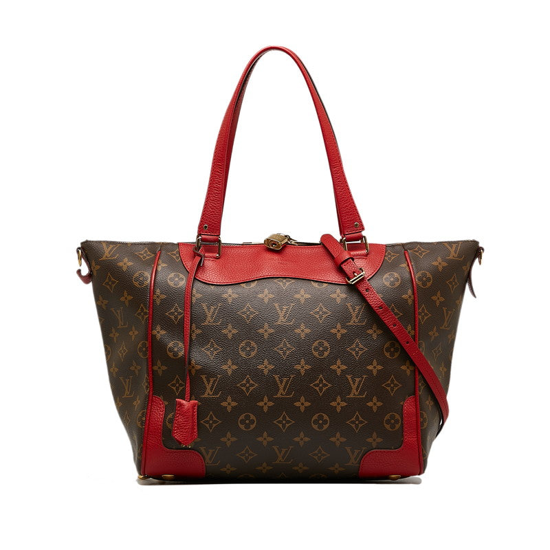 Louis Vuitton Monogram Estrayer MM Tortoise Bag 2WAY Coquimbo Red Brown PVC Leather Ladies Louis Vuitton