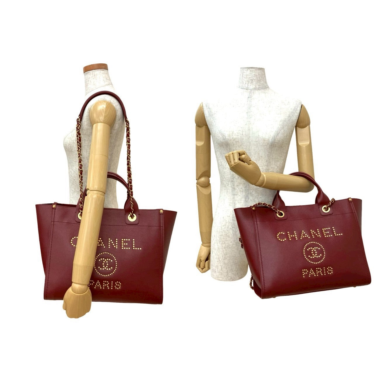 Chanel Deauville Caviar Skin 2way Bag
