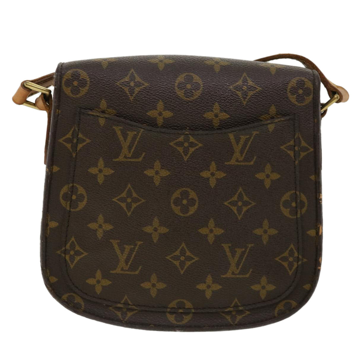 LOUIS VUITTON Monogram Saint Cloud MM Shoulder Bag LV Auth am3221