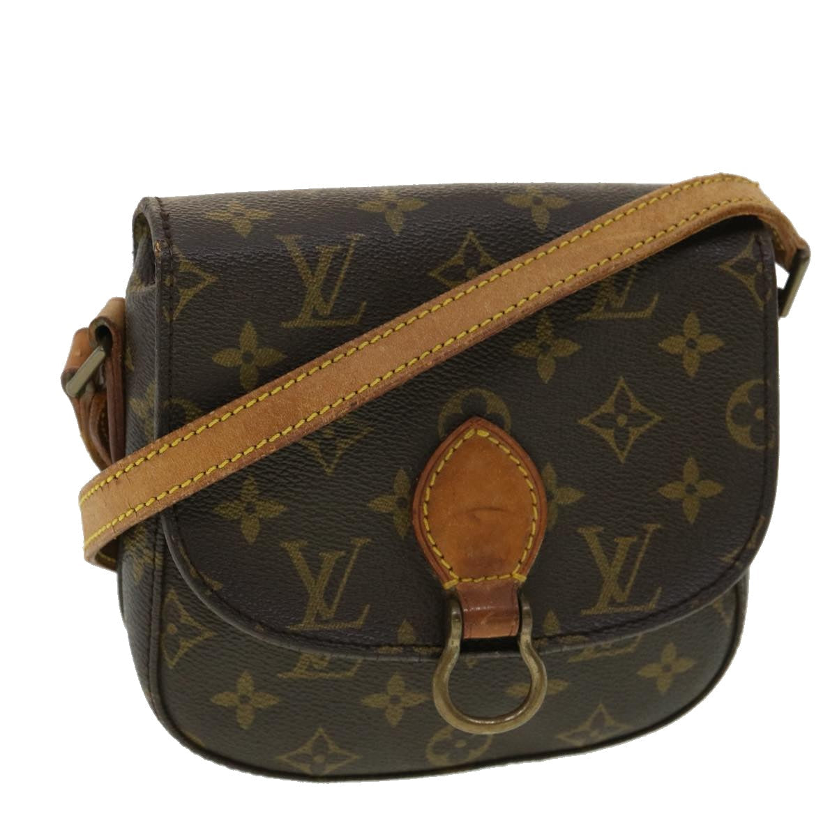 LOUIS VUITTON Monogram Saint Cloud PM Shoulder Bag LV Auth am3291