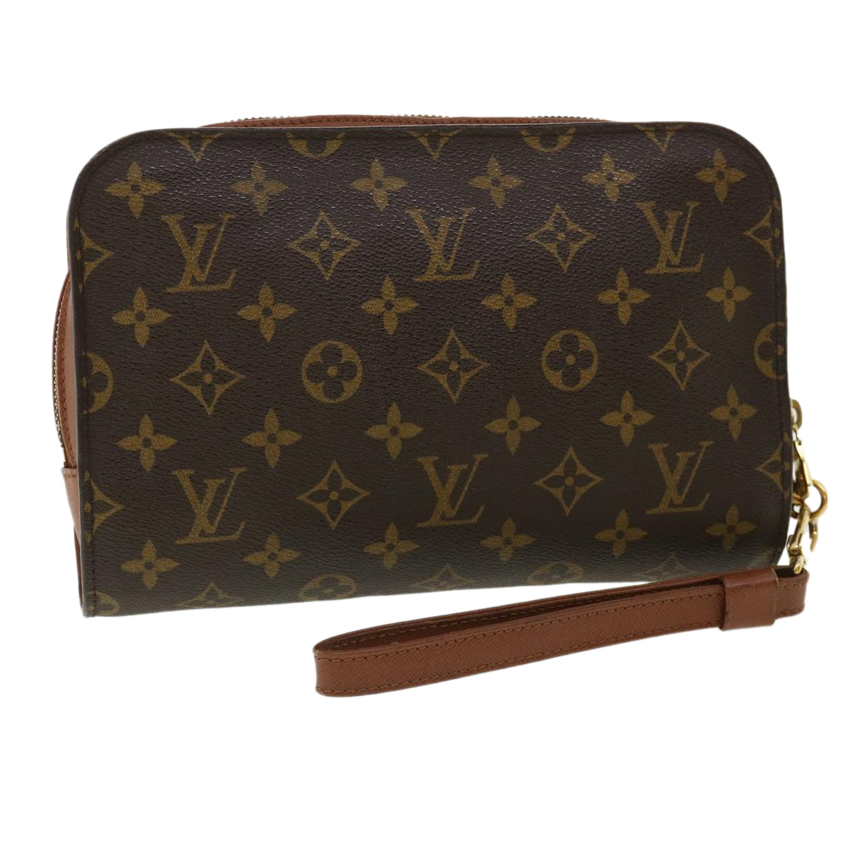 LOUIS VUITTON Monogram Orsay Clutch Bag LV Auth am3395