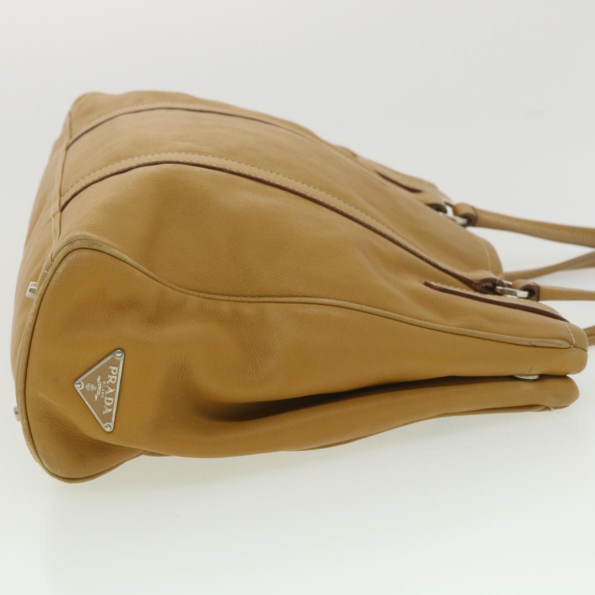 Prada Shoulder Bag Leather Brown