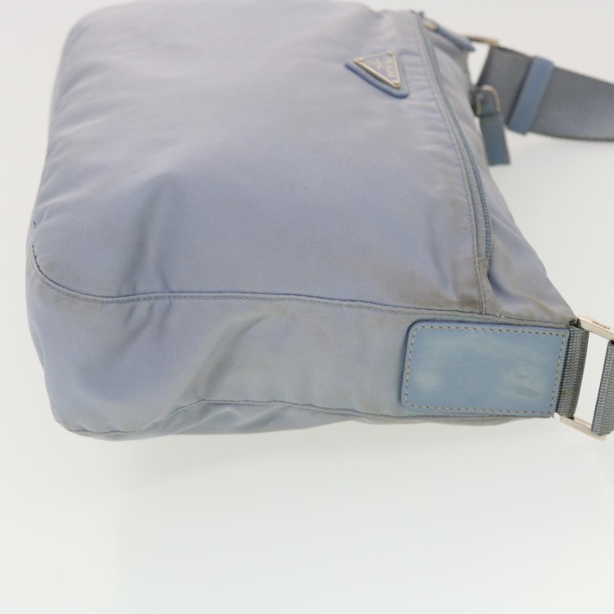 Prada Shoulder Bag Nylon Light Blue