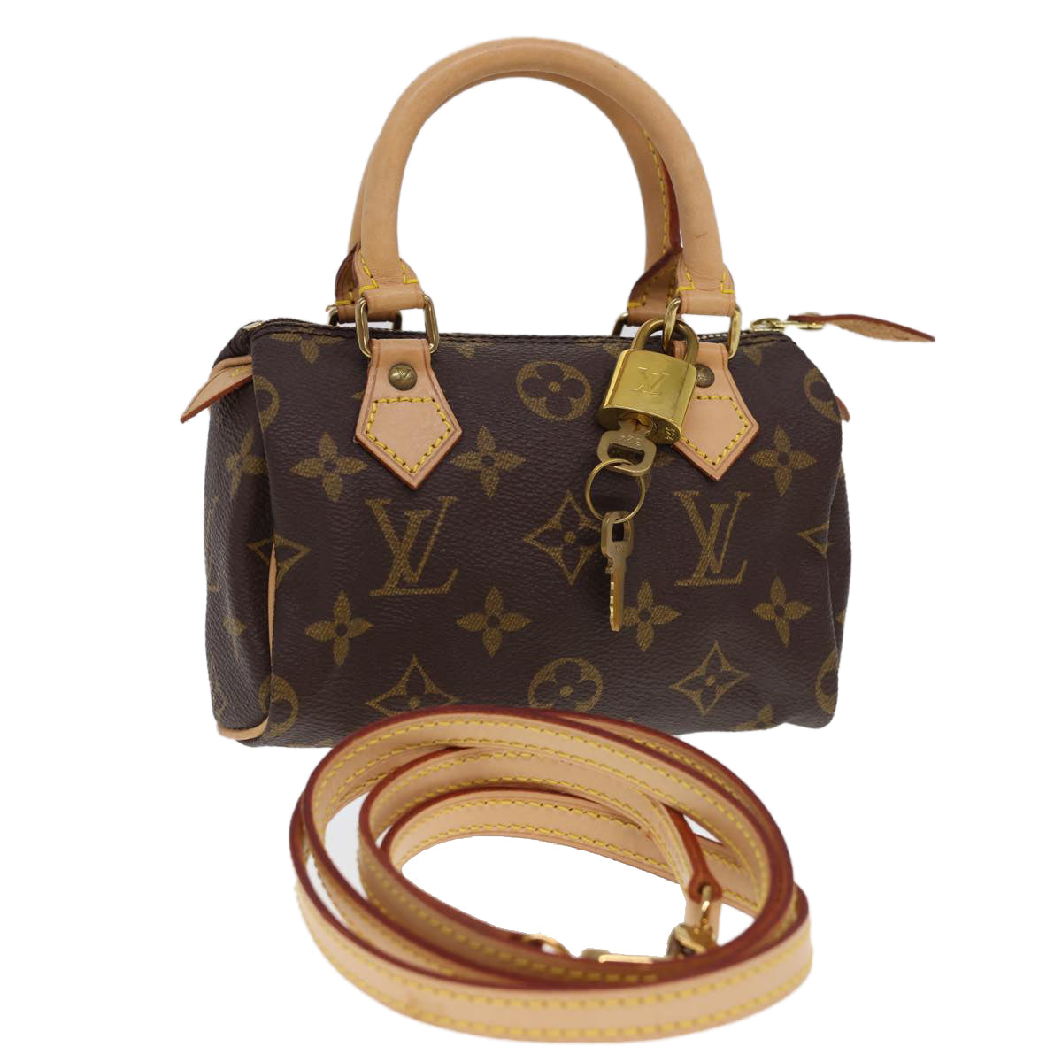 LOUIS VUITTON Monogram Mini Hand Bag M41534 LV am4166