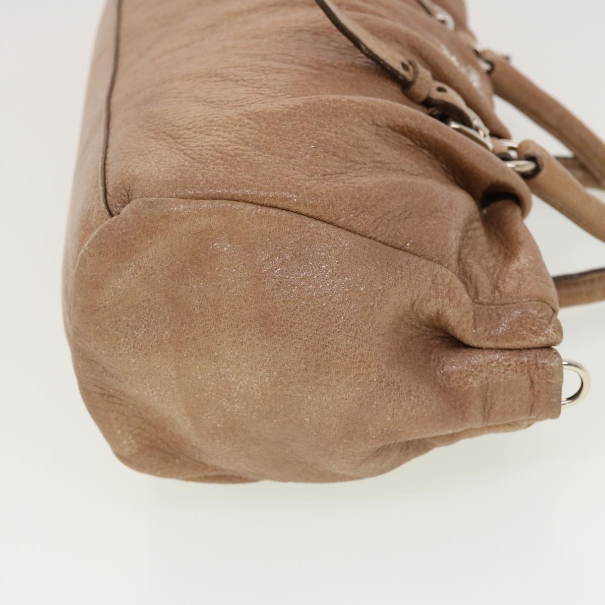 Prada Shoulder Bag Leather 2way Brown