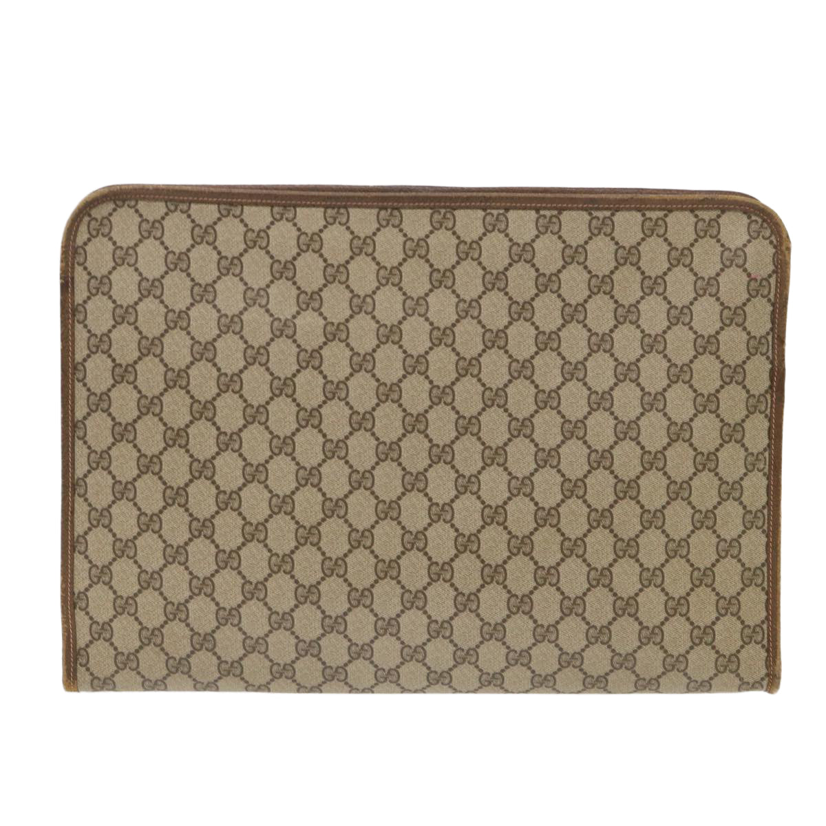 Gucci Leather Canvas Clutch