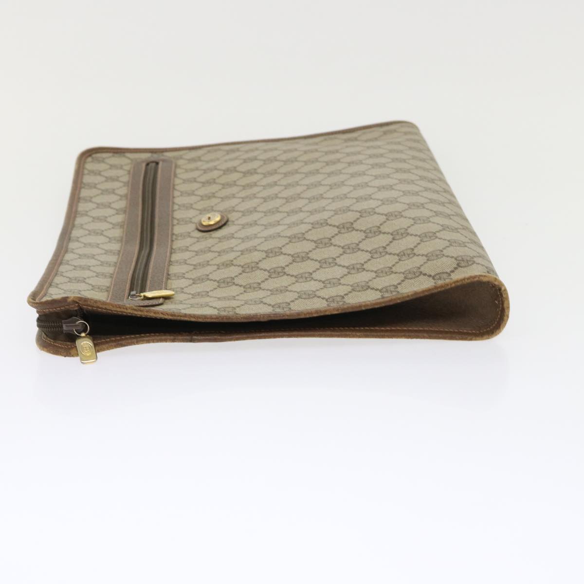 Gucci Leather Canvas Clutch