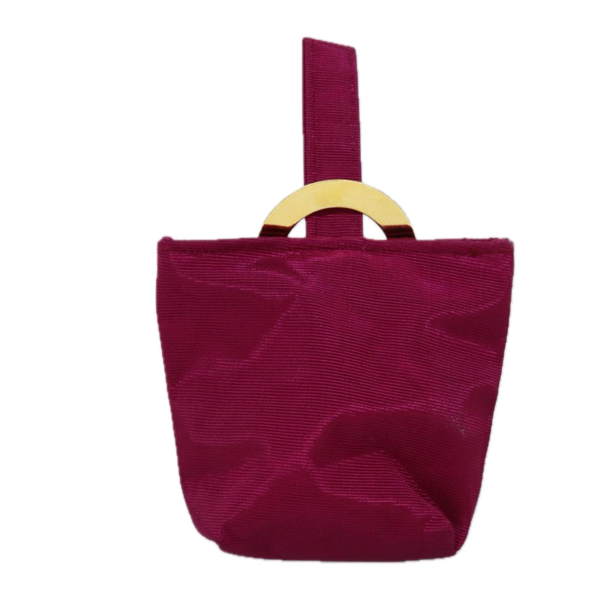 Luxury CELINE Circle Pouch Nylon Pink am6378