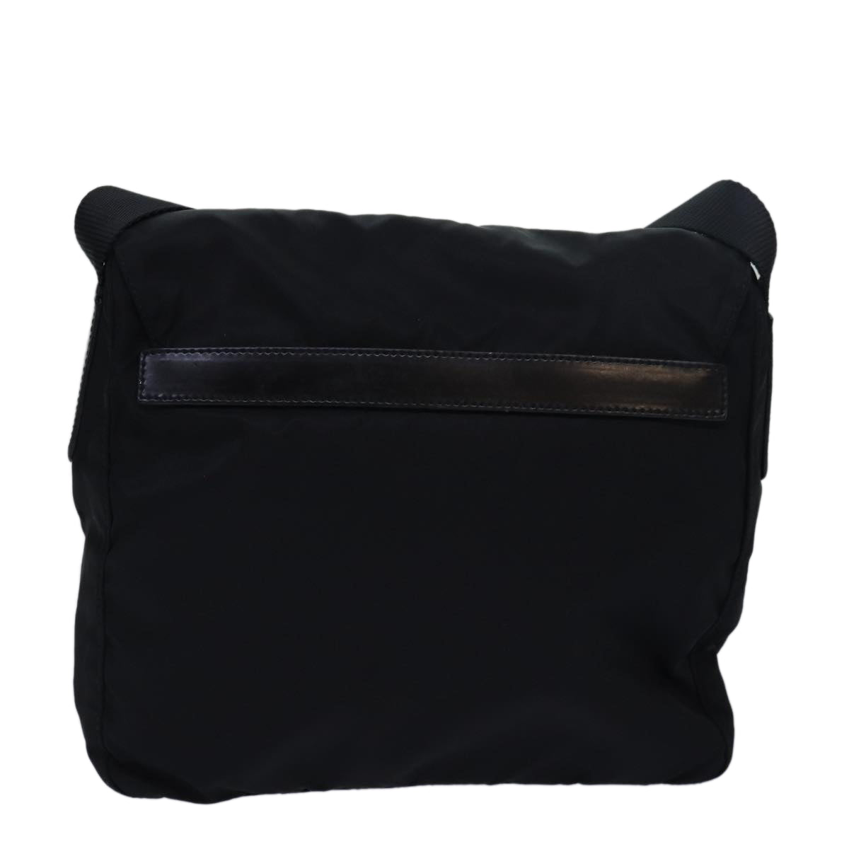 PRADA Shoulder Bag Nylon Black Auth