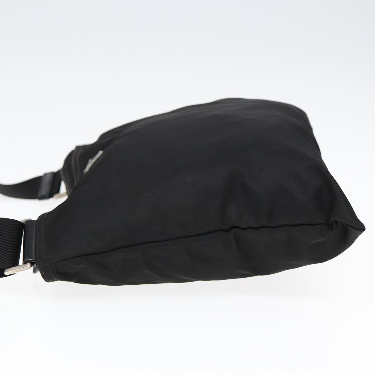 PRADA Shoulder Bag Nylon Black Auth