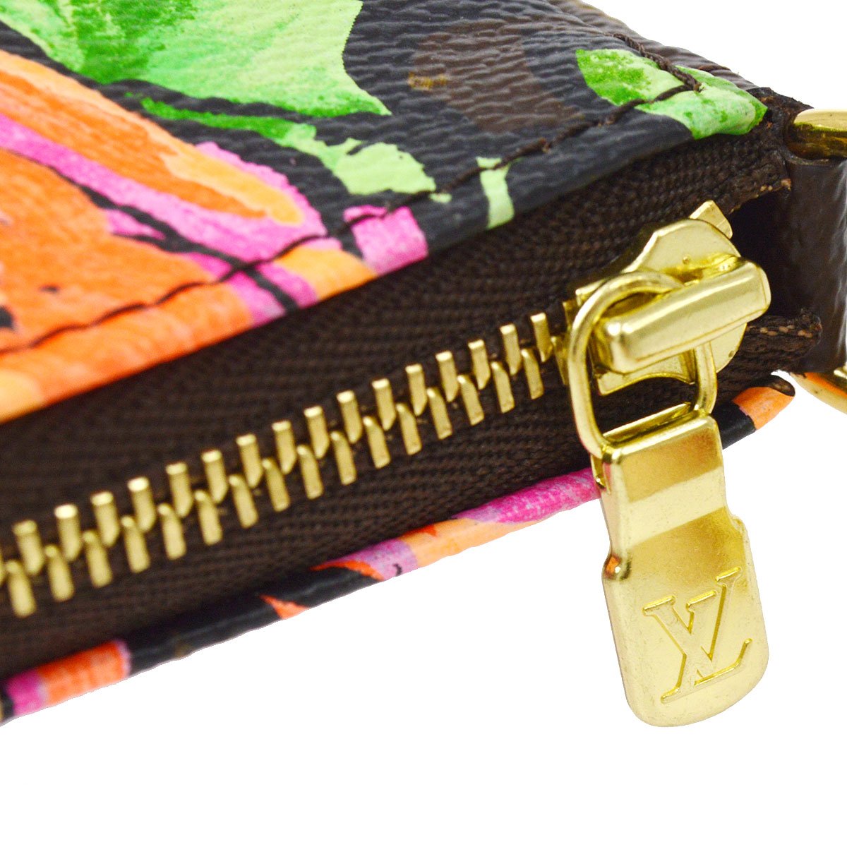 LOUIS VUITTON? 2009 POCHETTE ACCESSOIRES MONOGRAM ROSE Clutch