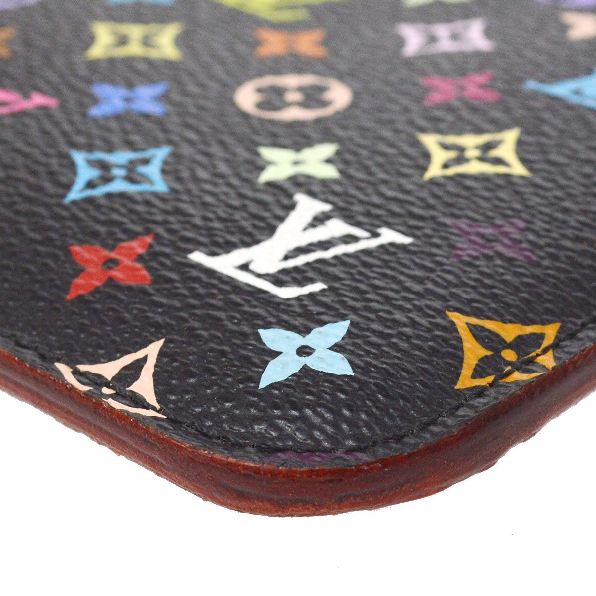 LOUIS VUITTON? 2012 POCHETTE CLES COIN CASE MULTICOLOR ao32731 Clutch