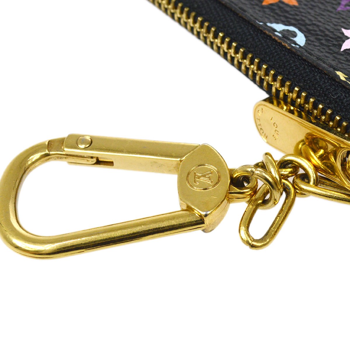 LOUIS VUITTON? 2012 POCHETTE CLES COIN CASE MULTICOLOR ao32731 Clutch