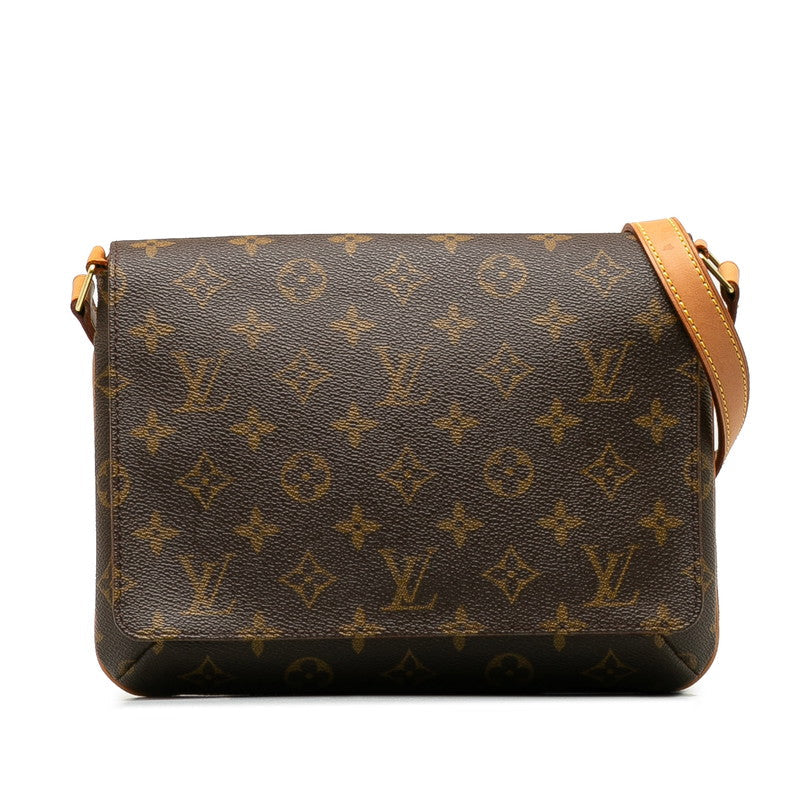 Louis Vuitton Monogram Mtte Tango Short Shoulder Bag Brown